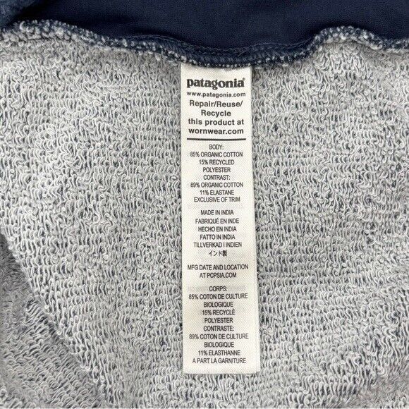 Patagonia Men's Navy Mahnya Fleece Pullover Sz XL - Picture 7 of 11